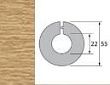 Обвод для труб Идеал 22 мм 212 Дуб светлый