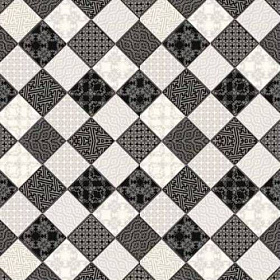 Линолеум полукоммерческий Juteks Strong Plus Chess 4 990D