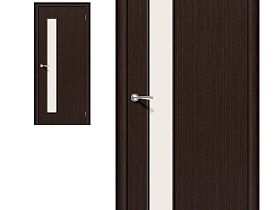 Межкомнатная дверь Браво Финиш Флекс Gost Гост-3 Л-13 (Венге) Magic Fog без усиления