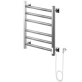 Полотенцесушитель электрический кабельный Ника STEP-3 60x50, правый тэн, хром