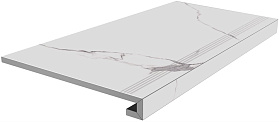 Ступень клееная Kerama Marazzi SG849992R/GCF Монте Тиберио белый лаппатированный 33x80x0,9