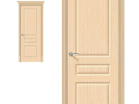 Межкомнатная дверь Браво Шпон Статус-14 Ф-22 БелДуб