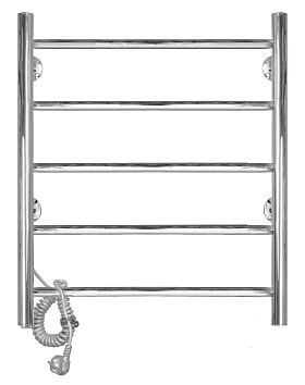 Полотенцесушитель электрический Domoterm Аврора DMT 109-5 50х60 EK L, нижнее левое