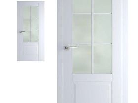 Межкомнатная дверь Profil Doors экошпон серия U 103U Аляска полотно с матовым стеклом