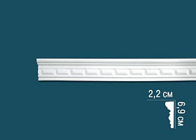 Молдинг Перфект с рисунком AC203 22х69х2400 мм, 1 м.п.