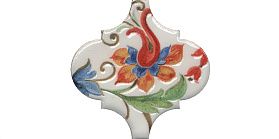 Декор Kerama Marazzi VT/A583/65000 Арабески Тоскана 7 глянцевый 6,5x6,5x0,7