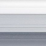 Порог (стык) Русский профиль  разноуровневый анодированный, 28*900 мм, Серебро матовое