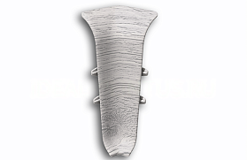 Угол внутренний для плинтуса Идеал Классик-70,К-П70-В 432 Дуб платиновый, 70 мм