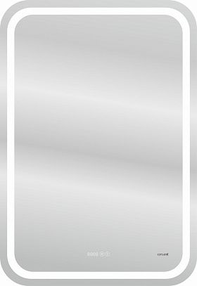 Зеркало Cersanit LED DESIGN PRO 050 55 хол. тепл. cвет часы с подсветкой прямоугольное