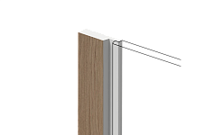 Финишный молдинг Hiwood LF124A BR417N 42x12x2700 мм, 1 м.п.