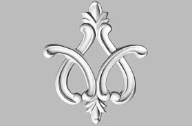 Фрагмент орнамента Decomaster 66032 86х105х12мм