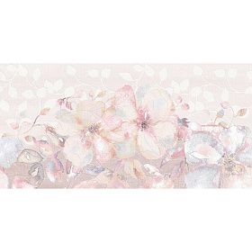 Декор Нефрит Нормандия бордовый верх 25х50