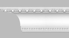 Плинтус потолочный Decomaster DT-88107 FL гибкий 130х115х2400