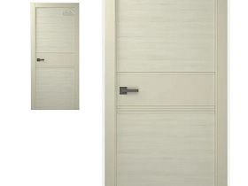 Межкомнатная дверь эмаль Belwooddoors Твинвуд 5 слоновая кость, глухое полотно