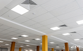 Потолочная панель Унипрок Акустика (СМЛ) с акриловым покрытием 1200x600x6 мм