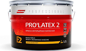 Краска интерьерная латексная Parade PRO’LATEX E2 глубокоматовая, база С 0,9л