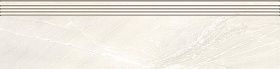Керамогранит Kerranova Canyon Ступень К-900/LR/st01-cut белый лаппатированный 29.4х120, 1 кв.м.