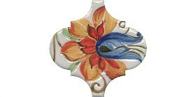 Декор Kerama Marazzi VT/A585/65000 Арабески Тоскана 9 глянцевый 6,5x6,5x0,7