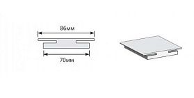 Соединительный элемент для дверей Браво, Букле черное/Look Art