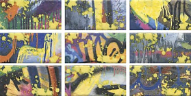 Панно Kerama Marazzi OS/A58/9x/19060 Граффити 89,1x20x8