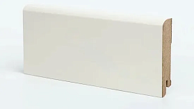 Плинтус МДФ DeArtio Премиум U 102-80 RAL 9010 (крем.) 80х16х2050, 1 м.п.