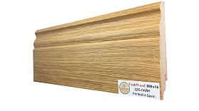 Плинтус МДФ TeckWood фигурный 100х16мм Дуб Лайн, 1 м.п.