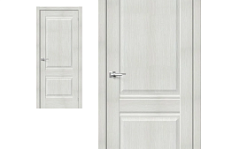 Межкомнатная дверь Браво Эко Шпон Прима-2 Bianco Veralinga