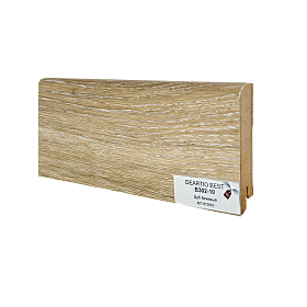 Плинтус МДФ DeArtio Best B302-10 Дуб Бежевый 80х16х2050, 1 м.п.