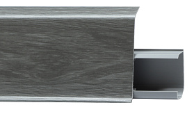 Плинтус ПВХ Winart TERA 72x22мм 727 Сильвер, 1 м.п.