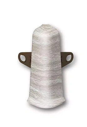 Угол наружный для плинтуса Deconika Д-П100-Нк (пластиковый с кабель-каналом) 294 Орех антик, 100мм