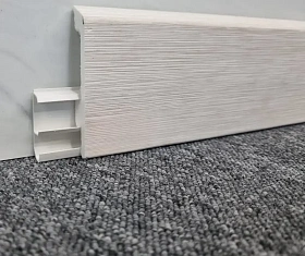 Напольный плинтус Winart HDPS 80 мм 012 Дуб Пепельный (80х20х2000 мм), 1 п.м.