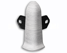 Угол наружный для плинтуса Идеал Классик-70, К-П70-Нк 432 Дуб платиновый, 70 мм