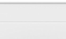 Плинтус Meissen GT1U052 Gatsby глянцевый белый 15х25