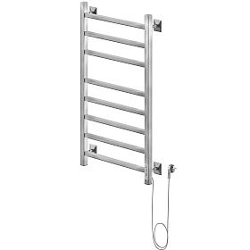 Полотенцесушитель электрический кабельный Ника STEP-2 80x40, правый тэн, хром