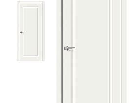 Межкомнатная дверь Браво Винил Скинни-10 Whitey