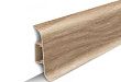 Напольный плинтус Идеал Классик К-П70п (c центральной планкой) 203 Дуб беленый, 2200мм/70мм/22мм, 1 м.п.