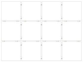 Керамогранит Kerama Marazzi 1230H Конфетти белый матовый, полотно 29,8х39,8 из 12 частей 9,8х9,8, 1 кв.м.