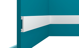 Молдинг Перфект Плюс гладкий P66 55х11х2000 мм, 1 м.п.