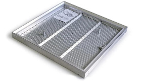 Напольный люк-невидимка Практика "Барьер-2" БР 70х70