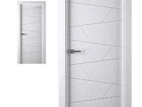 Межкомнатная дверь эмаль Belwooddoors Свея белая, глухое полотно