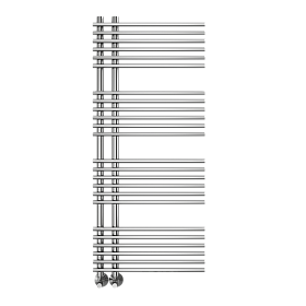 Полотенцесушитель водяной Terminus Астра П24 70х1200, нижнее, хром