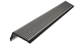 Уголок торцевой ДПК HARVEX Серый дым 35x70мм, 1 м.п.