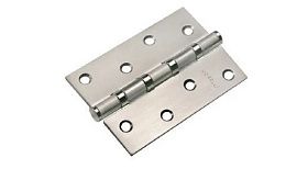 Стальные универсальные дверные петли Morelli MS-4BB PC Хром