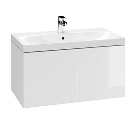 Тумба под раковину подвесная Cersanit COLOUR 80 для COMO 80 белый