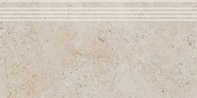 Ступень Kerama Marazzi DD205520R/GR Про Лаймстоун бежевый натуральный обрезной 30x60x0,9 см