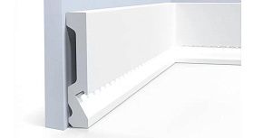 Плинтус напольный Hiwood LB99, 99х18х2000 мм, 1 м.п.