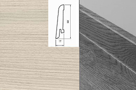 Плинтус МДФ Egger L398 Расписная сосна 60х17мм, 1 м.п.