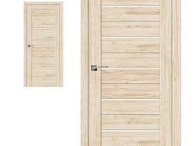 Межкомнатная дверь Браво Массив Порта-22 Без отделки, стекло Magic Fog