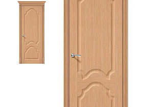 Межкомнатная дверь Браво Шпон Афина Ф-01 (Дуб)