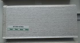 Напольный плинтус Deconika Д-П100 (пластиковый с кабель-каналом) 265 Клен патина, 2200/100/22мм, 1 м.п.